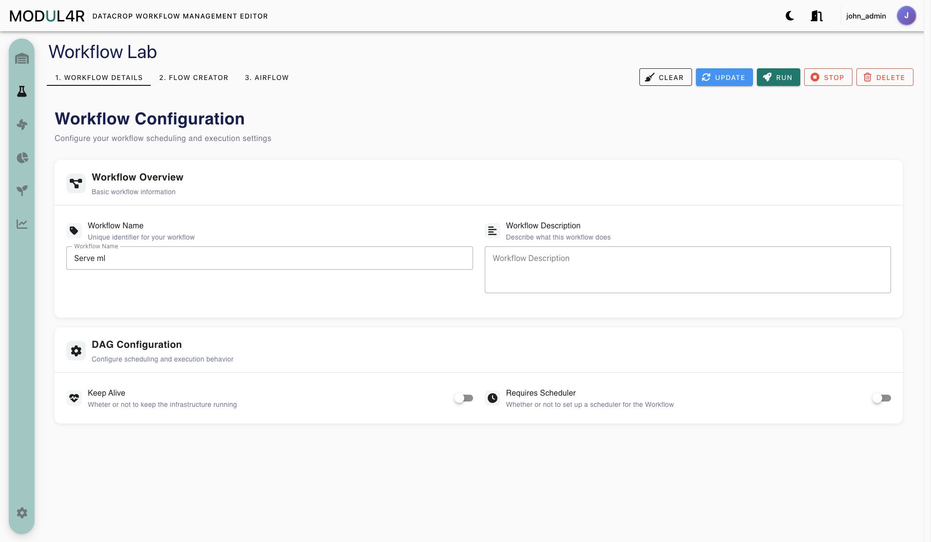 Workflow Lab details
